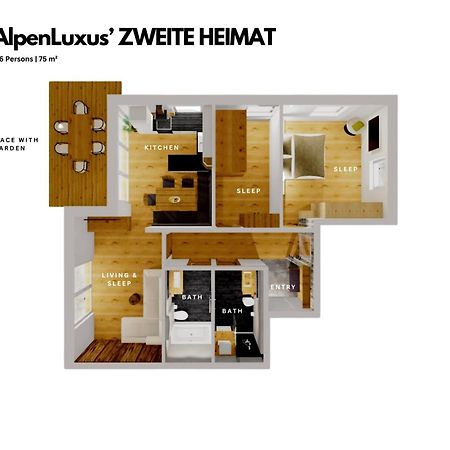 Zweite Heimat - Garden & Underground Parking Space By Alpenluxus Appartements Fügen Zewnętrze zdjęcie